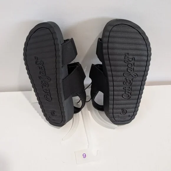 Cat & Jack Black Boys Sandals size 6 - Picture 4 of 4